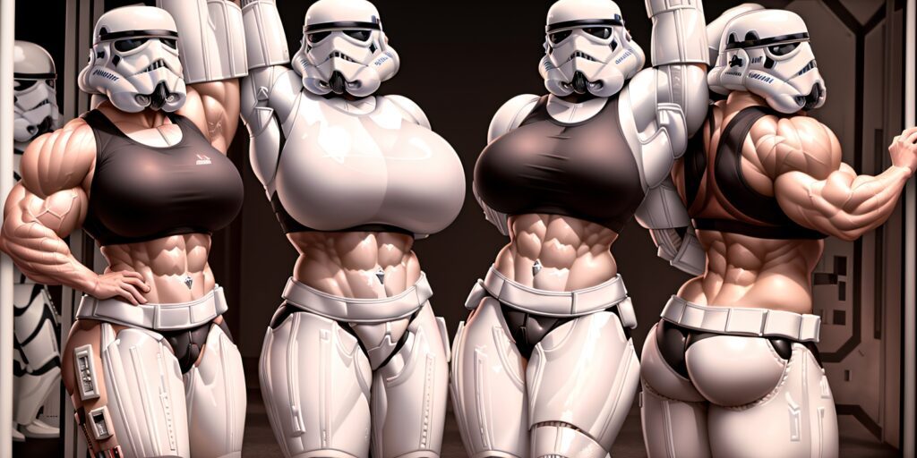The First Super Female Stormtrooper Unit was bigger, stronger and tankier than the normal  Stormtrooper. (Fantasy Picture / Staff)